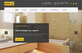 Creare site web firmă de construcții